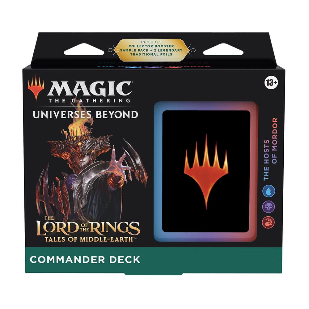 Magic the Gathering The Lord of the Rings: Tales of Middle-earth Mazos de Commander Caja (4) inglés