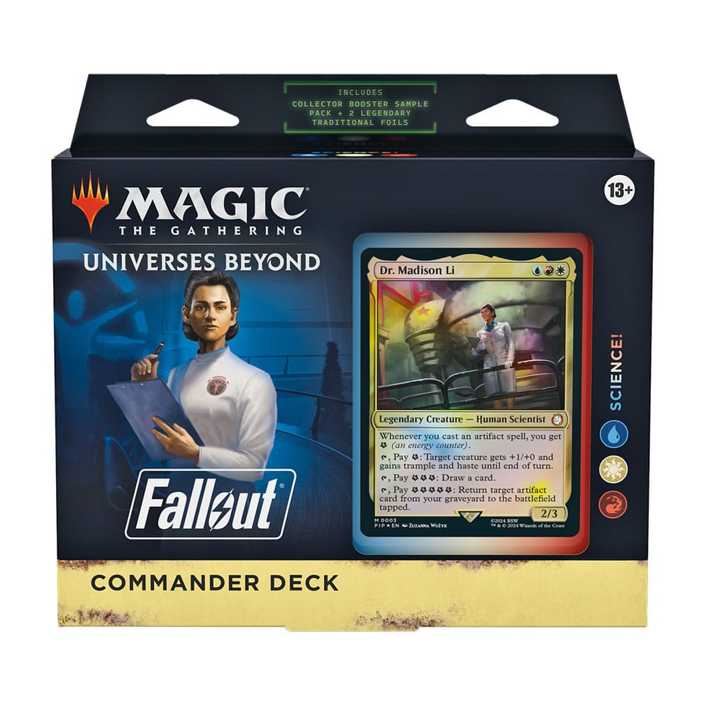 Magic the Gathering Universes Beyond: Fallout Mazos de Commander Caja (4) inglés