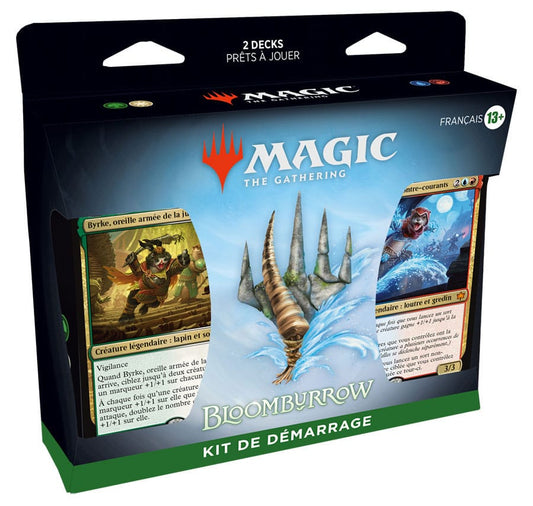 Magic the Gathering Bloomburrow Caja de Kits de inicio de 2024 (12) francés
