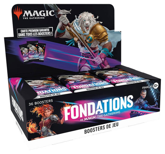 Magic the Gathering Fondations Caja de Sobres de Juego (36) francés