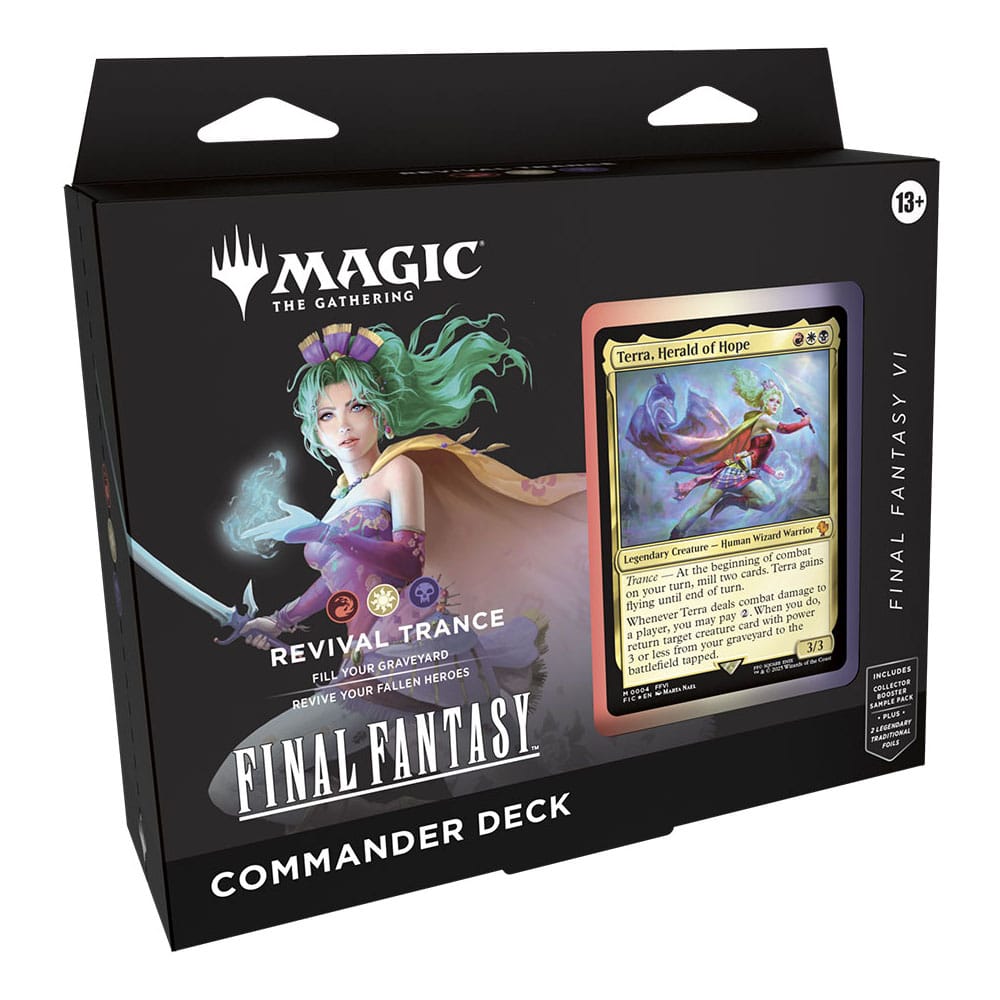 Magic the Gathering Final Fantasy Mazos de Commander Caja (4) inglés