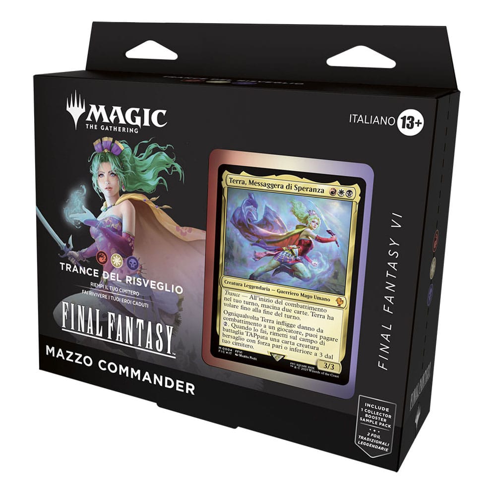 Magic the Gathering Final Fantasy Mazos de Commander Caja (4) italiano