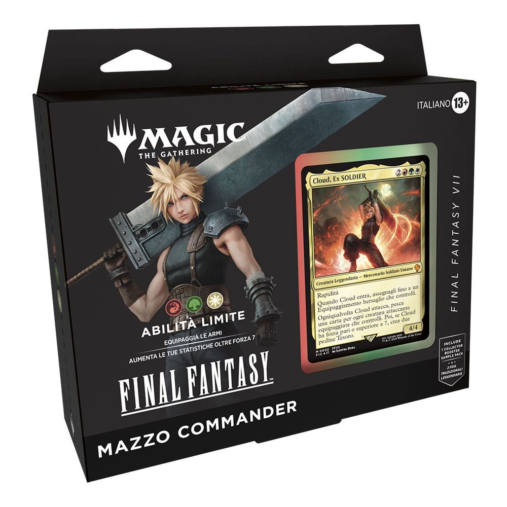 Magic the Gathering Final Fantasy Mazos de Commander Caja (4) italiano
