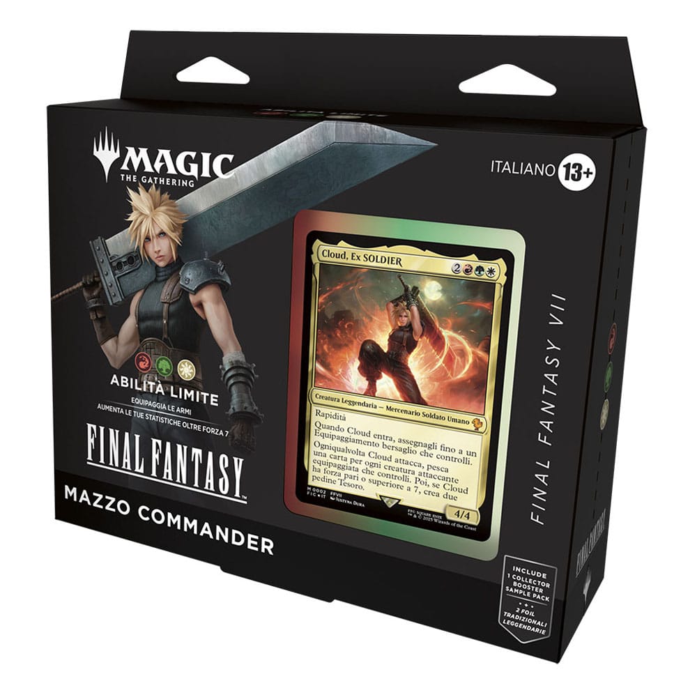 Magic the Gathering Final Fantasy Mazos de Commander Caja (4) italiano