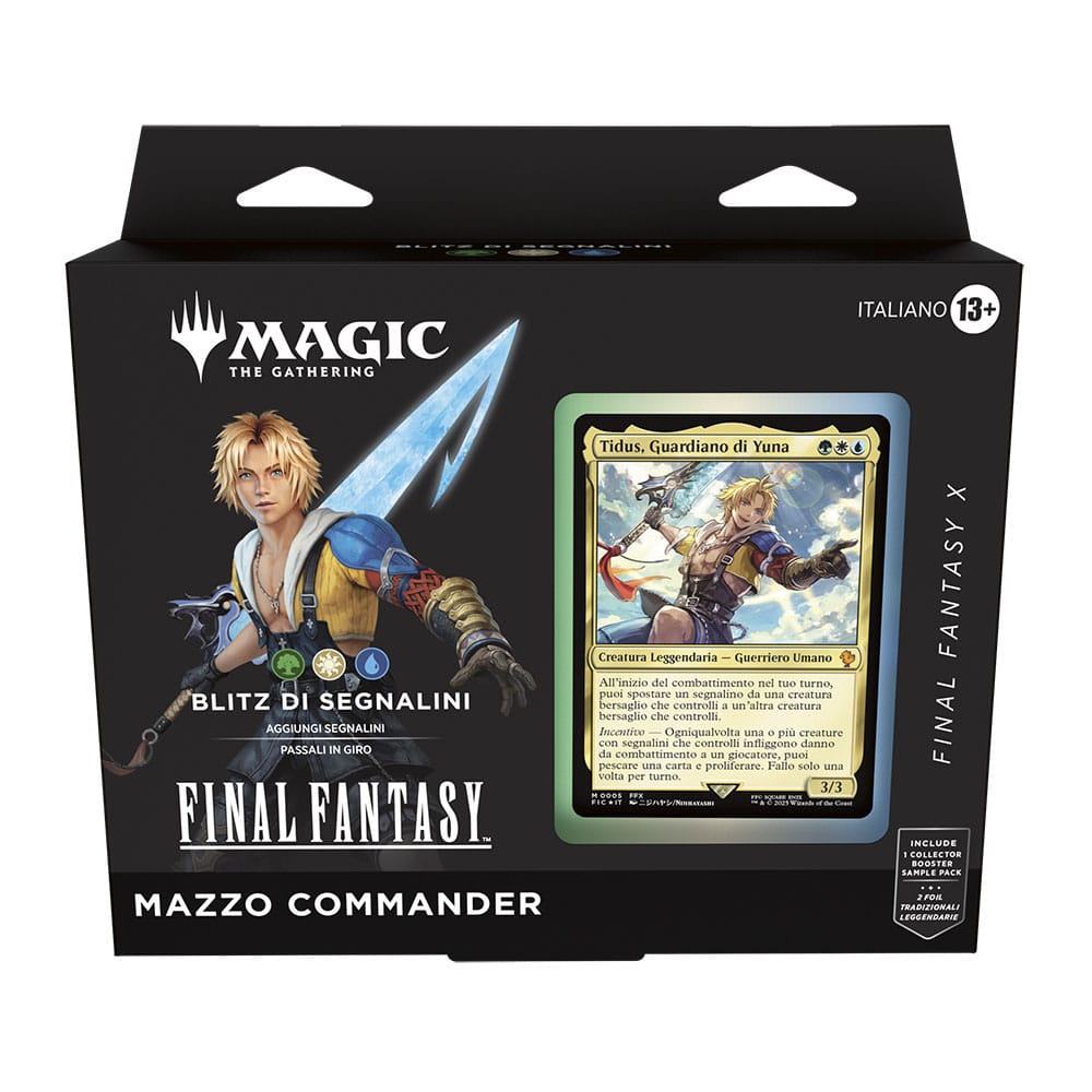 Magic the Gathering Final Fantasy Mazos de Commander Caja (4) italiano