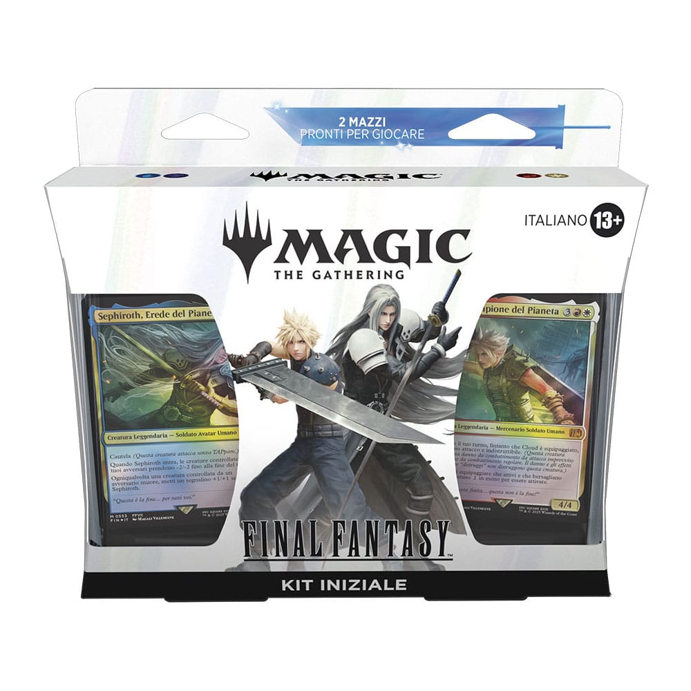 Magic the Gathering Final Fantasy Caja de Kits de inicio de 2024 (12) italiano