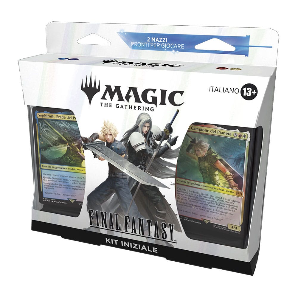 Magic the Gathering Final Fantasy Caja de Kits de inicio de 2024 (12) italiano