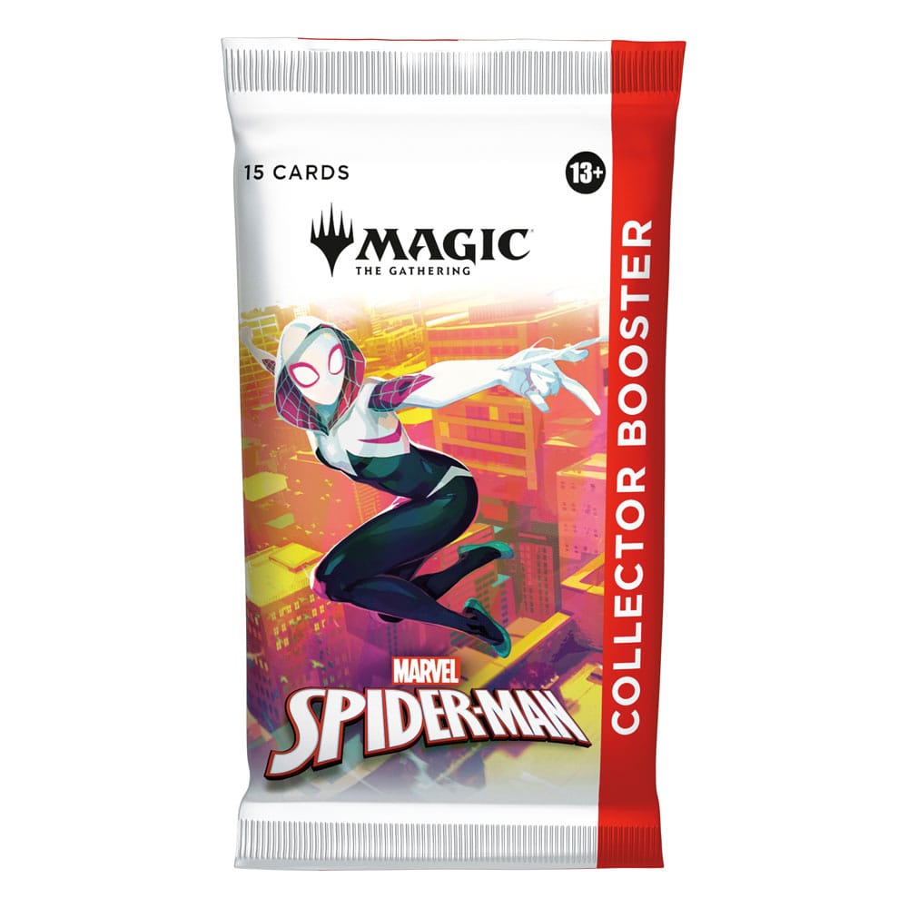 Magic the Gathering Marvel's Spider-Man Caja de Sobres de coleccionista (12) inglés