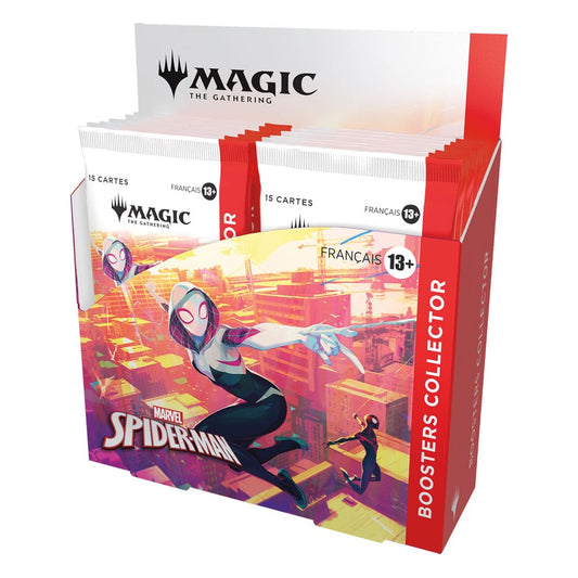 Magic the Gathering Marvel's Spider-Man Caja de Sobres de coleccionista (12) francés