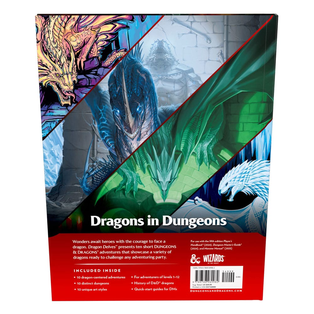 Dungeons & Dragons RPG Dragon Delves: An Adventure Anthology Inglés