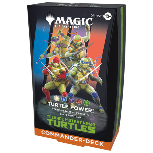 Magic the Gathering Teenage Mutant Ninja Turtles Mazos de Commander Caja (4) alemán