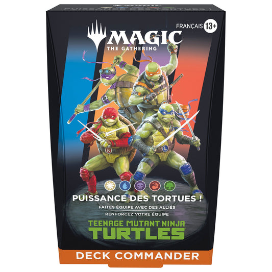 Magic the Gathering Teenage Mutant Ninja Turtles Mazos de Commander Caja (4) francés