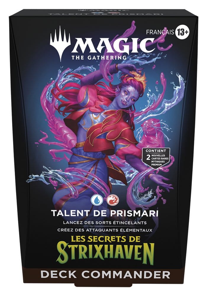 Magic the Gathering Les secrets de Strixhaven Mazos de Commander Caja (5) francés