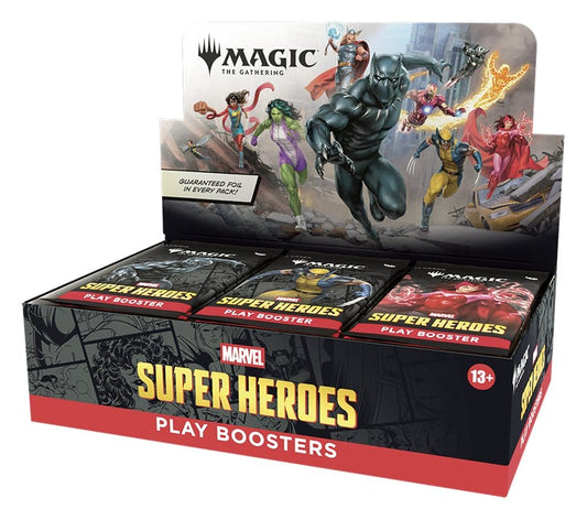 Magic the Gathering Marvel Super Heroes Caja de Sobres de Juego (30) inglés