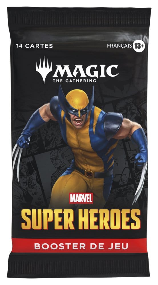 Magic the Gathering Marvel Super Heroes Caja de Sobres de Juego (30) francés