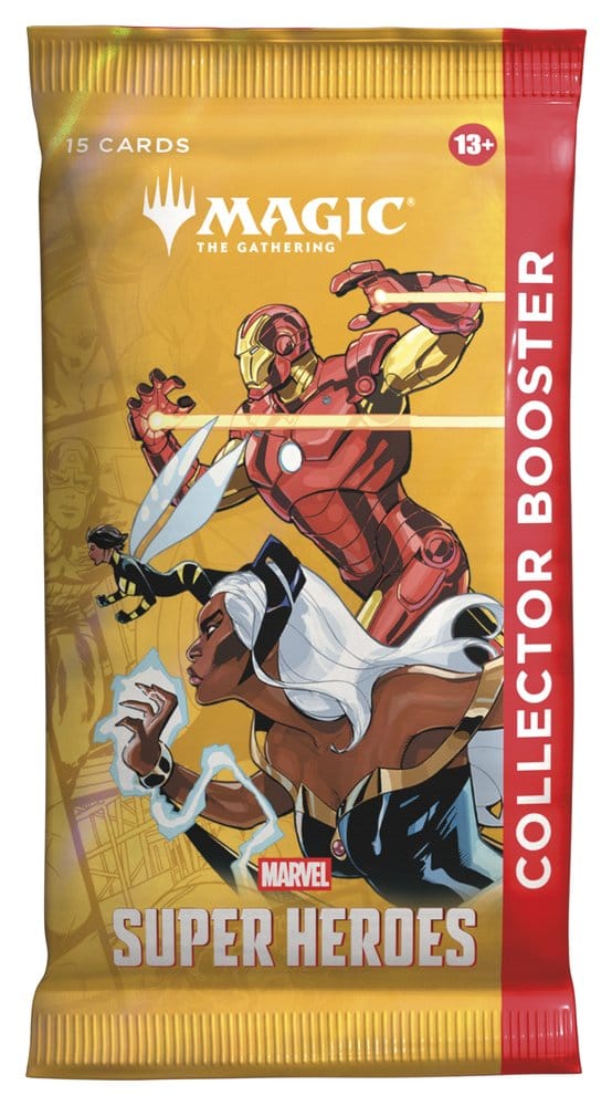 Magic the Gathering Marvel Super Heroes Caja de Sobres de coleccionista (12) inglés
