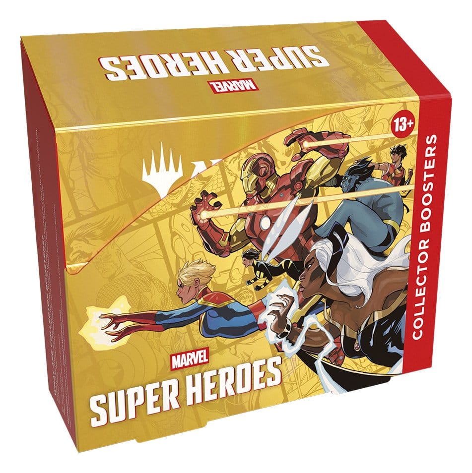 Magic the Gathering Marvel Super Heroes Caja de Sobres de coleccionista (12) inglés