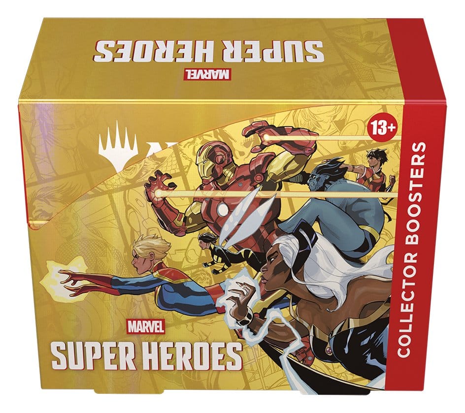 Magic the Gathering Marvel Super Heroes Caja de Sobres de coleccionista (12) inglés