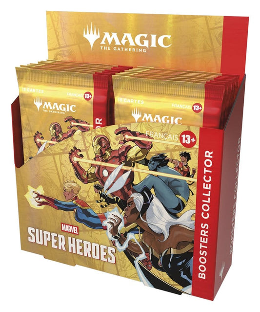 Magic the Gathering Marvel Super Heroes Caja de Sobres de coleccionista (12) francés