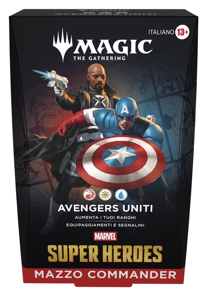 Magic the Gathering Marvel Super Heroes Commander Decks Caja (4) italiano