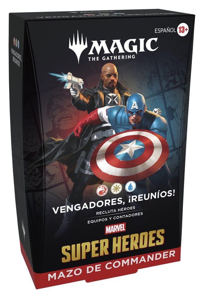 Magic the Gathering Marvel Super Heroes Commander Decks Caja (4) castellano