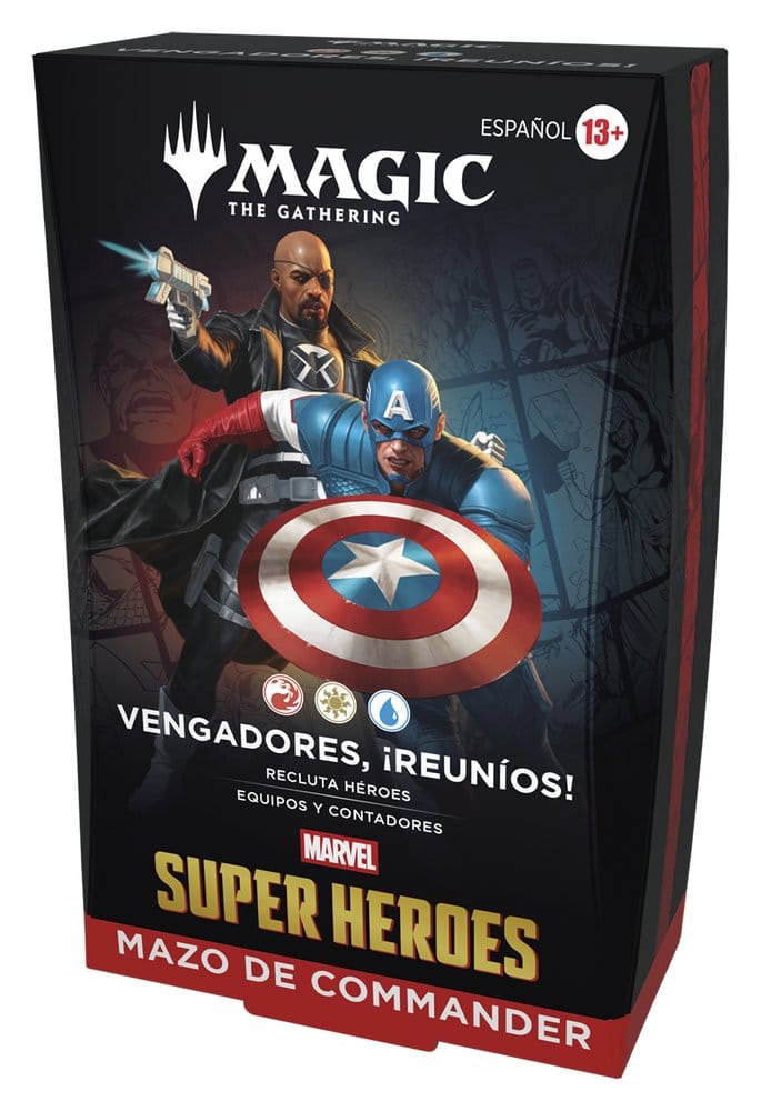 Magic the Gathering Marvel Super Heroes Commander Decks Caja (4) castellano