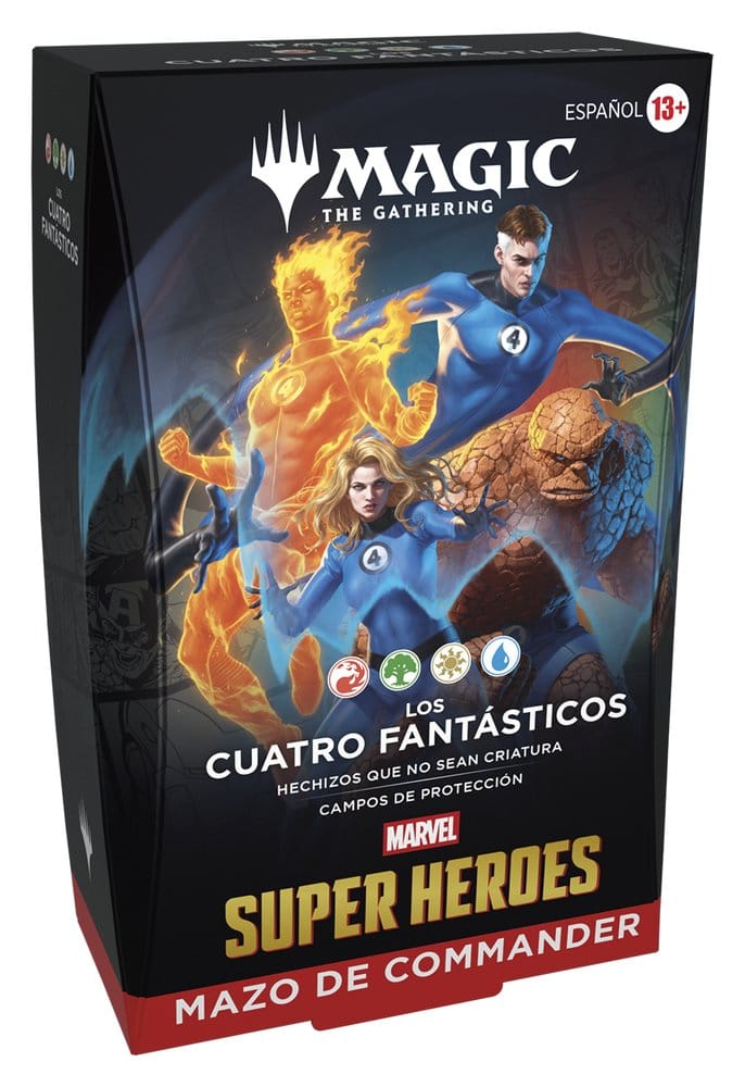 Magic the Gathering Marvel Super Heroes Commander Decks Caja (4) castellano