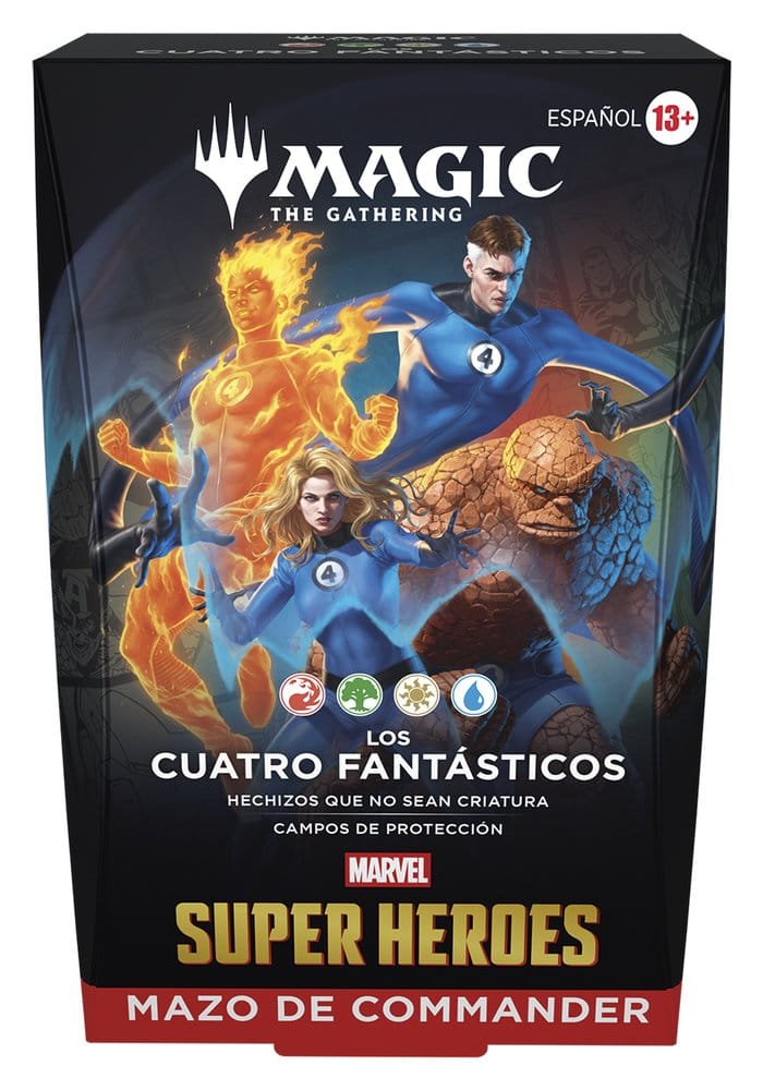 Magic the Gathering Marvel Super Heroes Commander Decks Caja (4) castellano