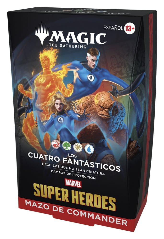Magic the Gathering Marvel Super Heroes Commander Decks Caja (4) castellano
