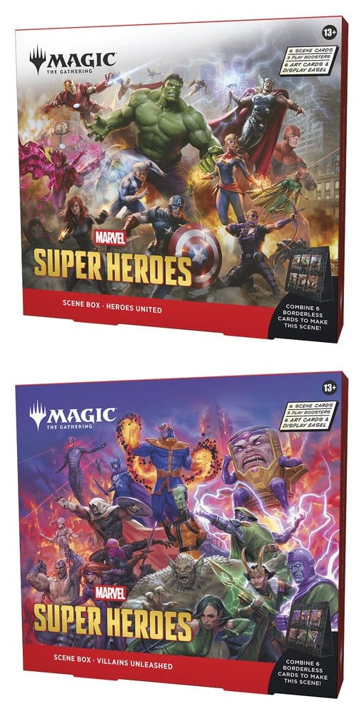 Magic the Gathering Marvel Super Heroes Cajas de escena (4) inglés