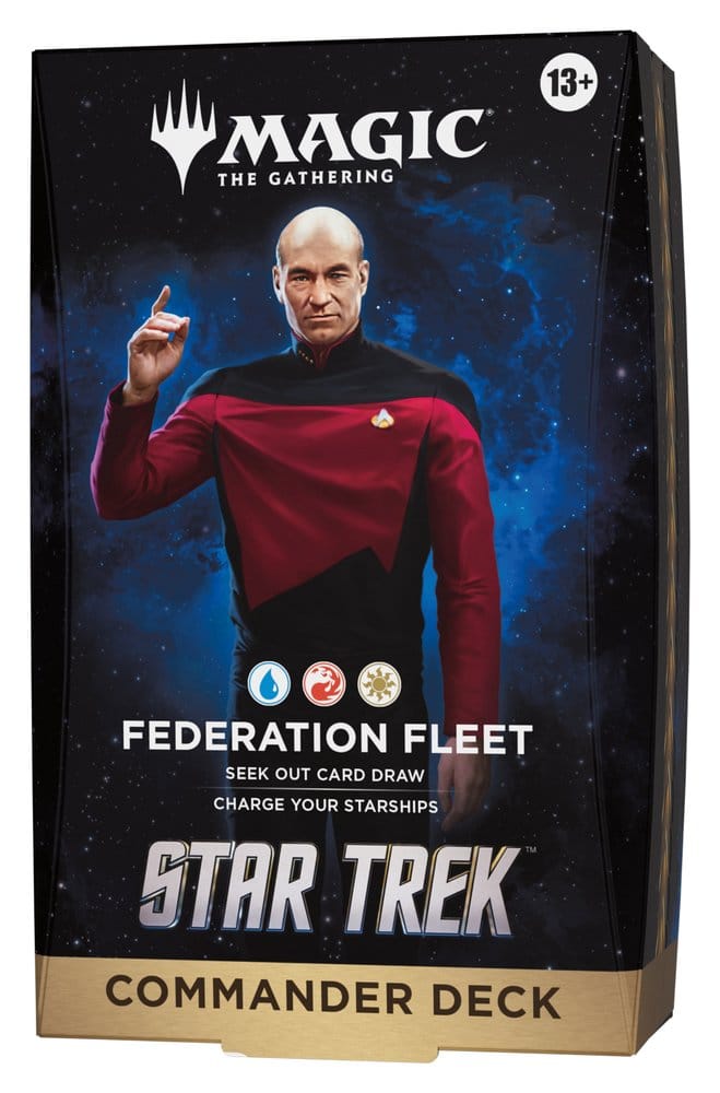 Magic the Gathering Star Trek Mazos de Commander Caja (4) inglés