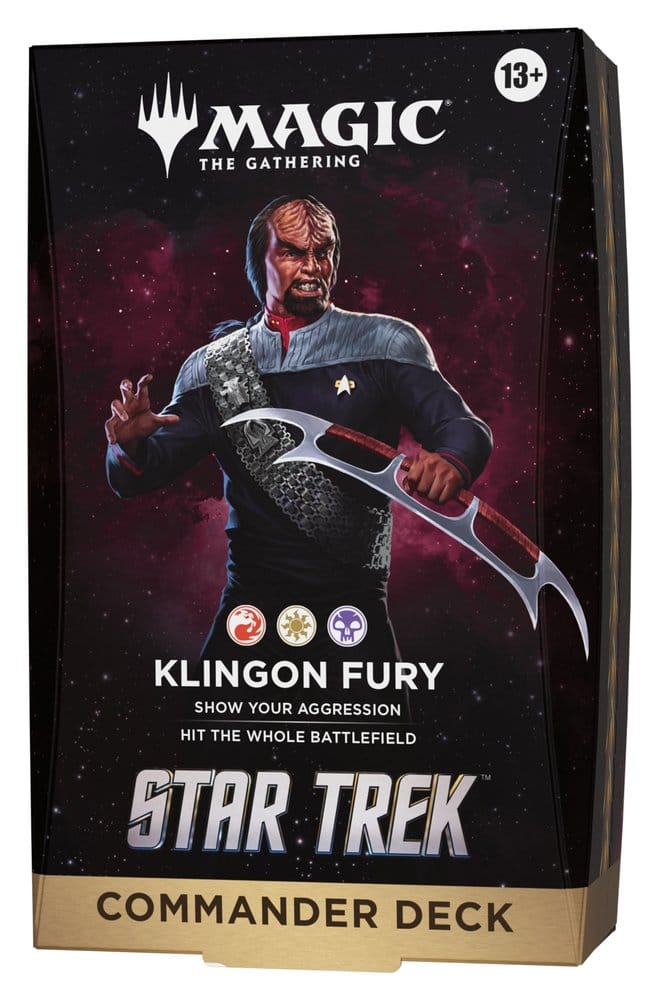Magic the Gathering Star Trek Mazos de Commander Caja (4) inglés
