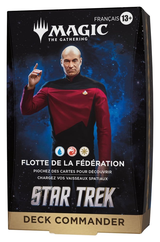 Magic the Gathering Star Trek Mazos de Commander Caja (4) francés