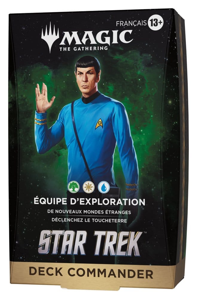 Magic the Gathering Star Trek Mazos de Commander Caja (4) francés