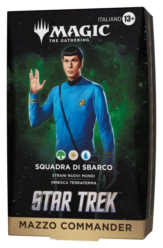 Magic the Gathering Star Trek Mazos de Commander Caja (4) italiano