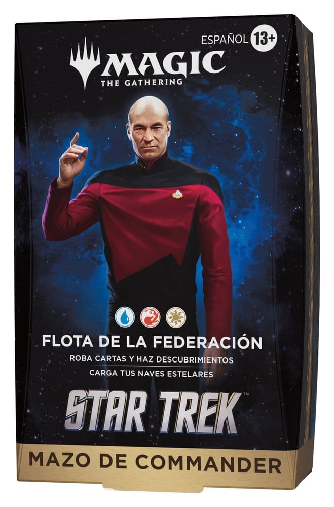 Magic the Gathering Star Trek Mazos de Commander Caja (4) castellano