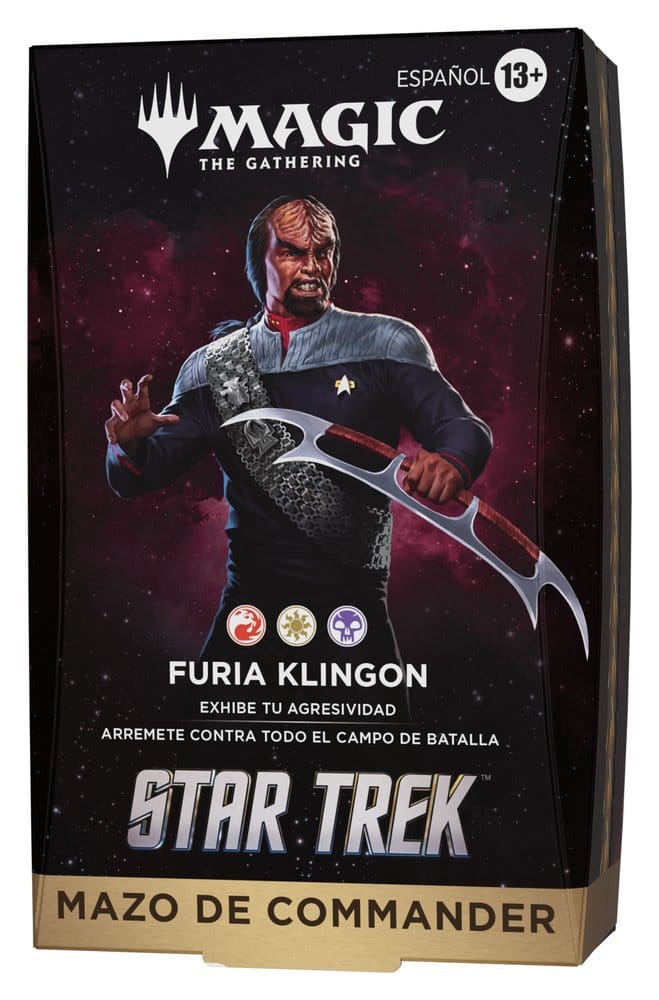 Magic the Gathering Star Trek Mazos de Commander Caja (4) castellano