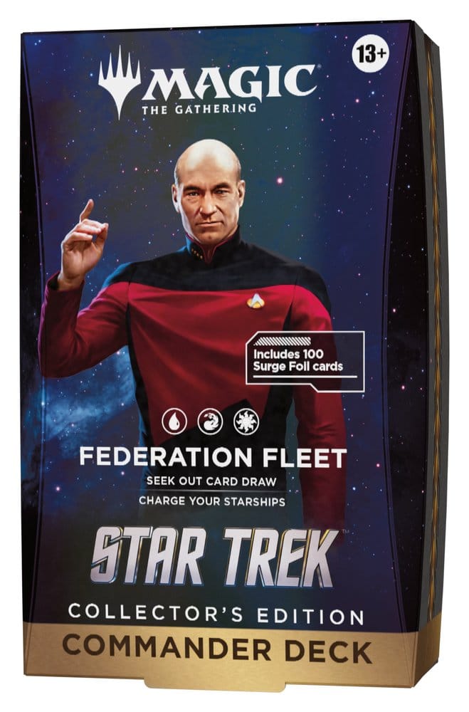 Magic the Gathering Star Trek Mazos de Commander de edición de coleccionista Caja (4) inglés