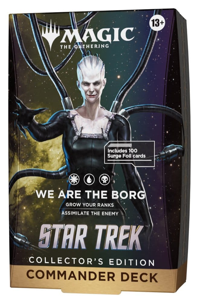 Magic the Gathering Star Trek Mazos de Commander de edición de coleccionista Caja (4) inglés