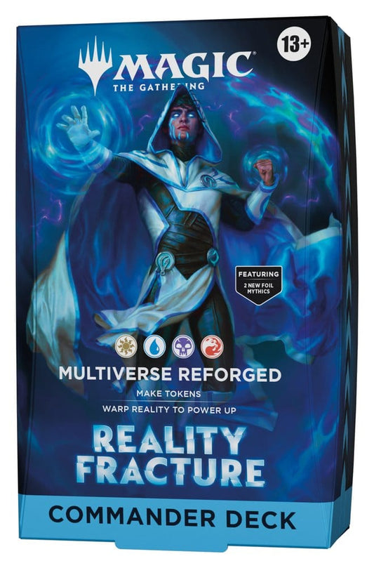 Magic the Gathering Reality Fracture Mazo de Commander Multiverse Reforged Assortment (4) inglés