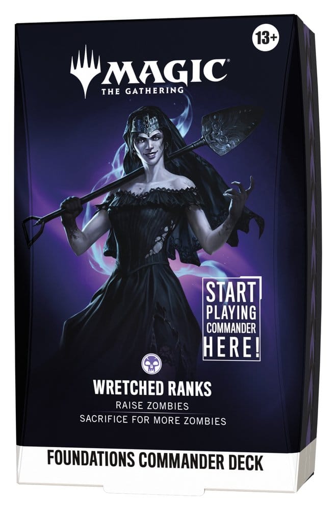 Magic the Gathering Mazos de Commander de Cimientos Caja (5) inglés