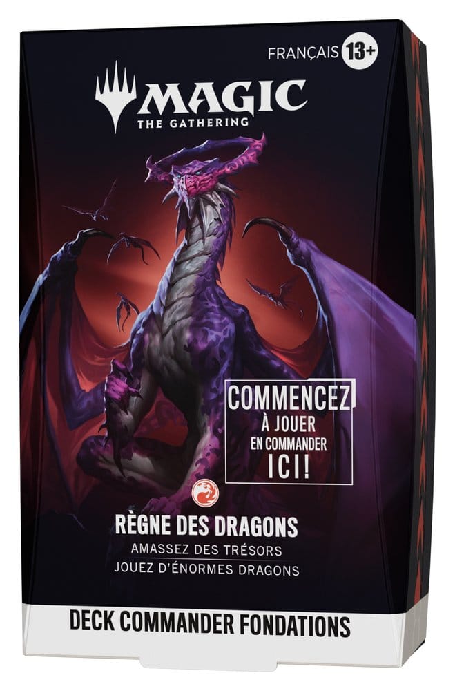 Magic the Gathering Mazos de Commander de Cimientos Caja (5) francés