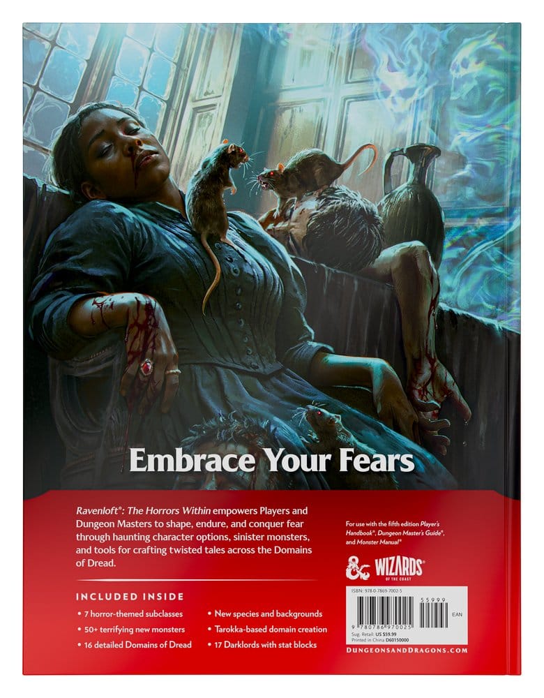 Dungeons & Dragons RPG Ravenloft: The Horrors Within Libro *Edición Inglés*