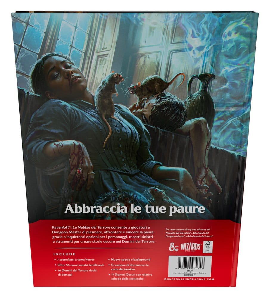 Dungeons & Dragons RPG Ravenloft: Le Nebbie des Terrore Libro *Edición Italiano*