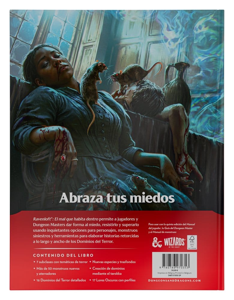 Dungeons & Dragons RPG Ravenloft: El Mal que Habita Dentro Libro *Edición Español*
