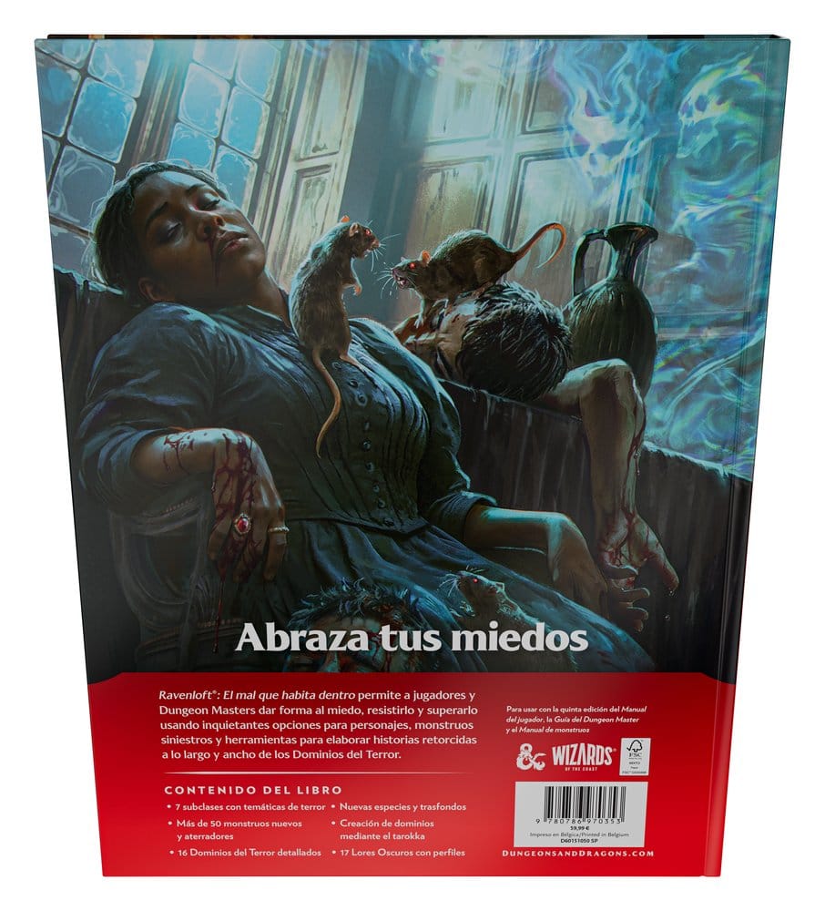 Dungeons & Dragons RPG Ravenloft: El Mal que Habita Dentro Libro *Edición Español*