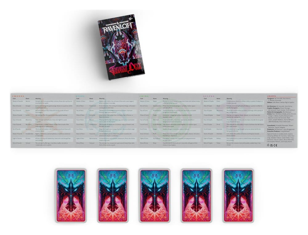 Dungeons & Dragons RPG Ravenloft: The Horrors Within Tarokka Deck *Edición Inglés*