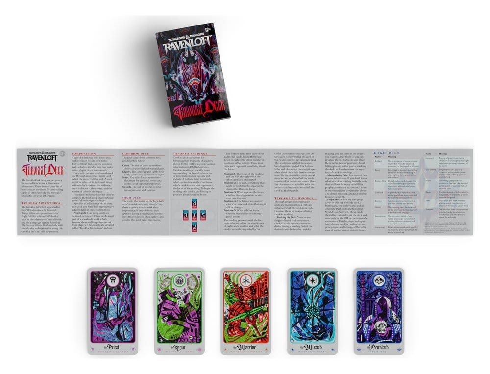 Dungeons & Dragons RPG Ravenloft: The Horrors Within Tarokka Deck *Edición Inglés*