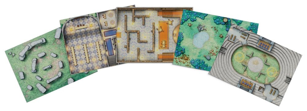 Dungeons & Dragons RPG Arcana Unleashed: Pack de Mapas *Edición Inglés*