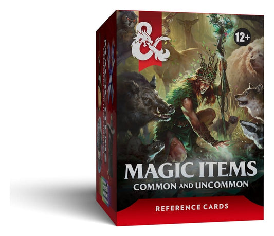 Dungeons & Dragons RPG Cartas de Referencia - Objetos Mágicos (Comunes e Infrecuentes) *Edición Inglés*